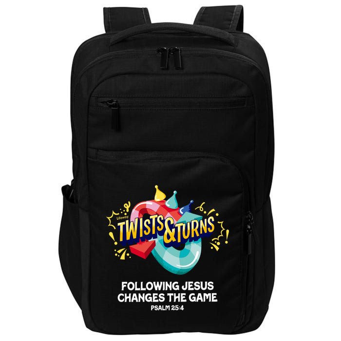 Twists And Turns VBS Follow Jesus Change The Games Impact Tech Backpack