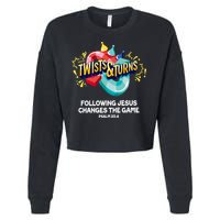 Twists And Turns VBS Follow Jesus Change The Games Cropped Pullover Crew