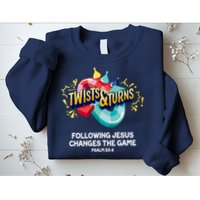 Twists And Turns VBS Follow Jesus Change The Games Sweatshirt