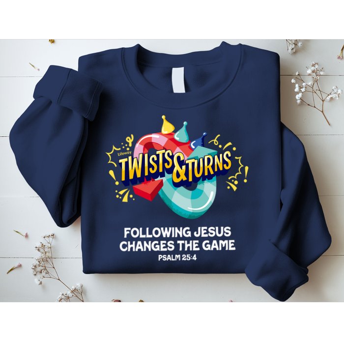 Twists And Turns VBS Follow Jesus Change The Games Sweatshirt