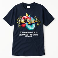 Twists And Turns VBS Follow Jesus Change The Games Tall T-Shirt