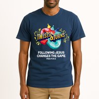 Twists And Turns VBS Follow Jesus Change The Games Tall T-Shirt