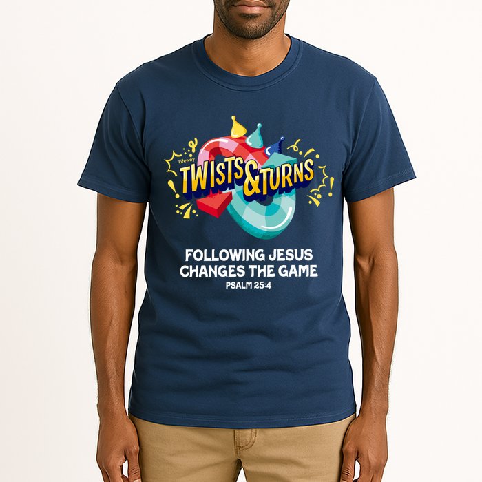 Twists And Turns VBS Follow Jesus Change The Games Tall T-Shirt