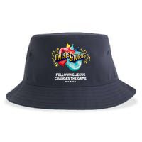 Twists And Turns VBS Follow Jesus Change The Games Sustainable Bucket Hat