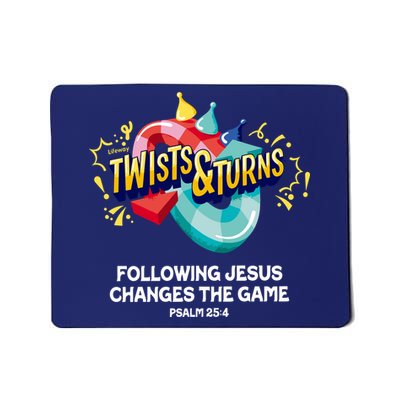 Twists And Turns VBS Follow Jesus Change The Games Mousepad