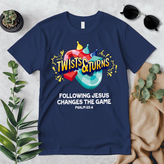 Twists And Turns VBS Follow Jesus Change The Games Premium T-Shirt