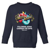 Twists And Turns VBS Follow Jesus Change The Games Toddler Sweatshirt