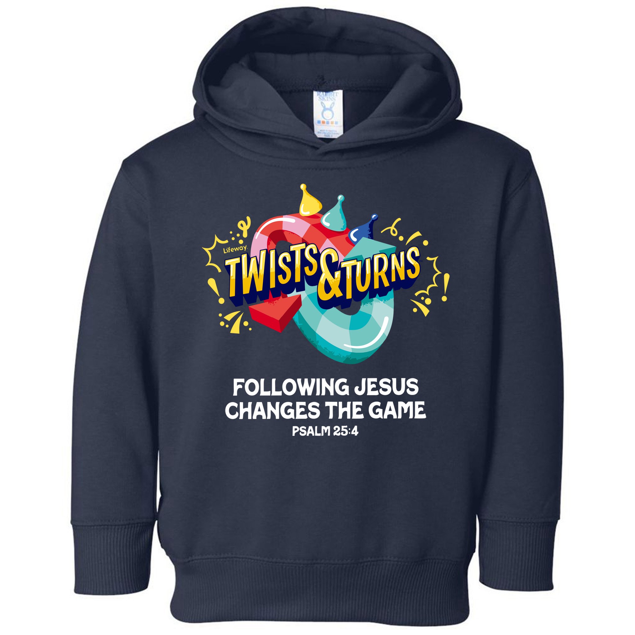 Twists And Turns VBS Follow Jesus Change The Games Toddler Hoodie