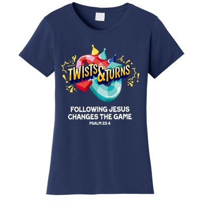 Twists And Turns VBS Follow Jesus Change The Games Women's T-Shirt