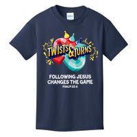 Twists And Turns VBS Follow Jesus Change The Games Kids T-Shirt