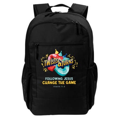 Twists And Turns VBS Follow Jesus Change The Games Daily Commute Backpack