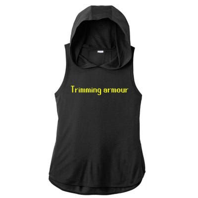 Trimming Armour Ladies PosiCharge Tri-Blend Wicking Draft Hoodie Tank