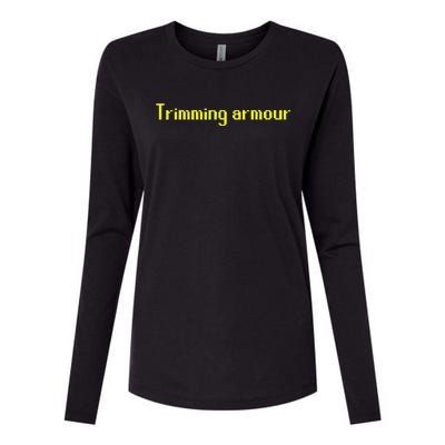 Trimming Armour Womens Cotton Relaxed Long Sleeve T-Shirt