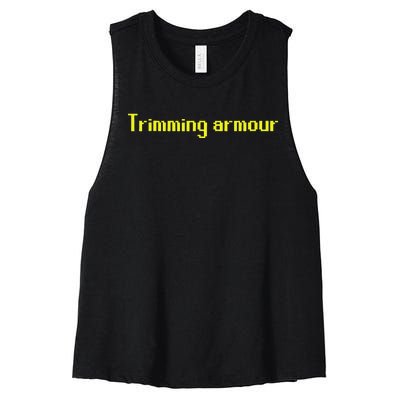 Trimming Armour Women's Racerback Cropped Tank