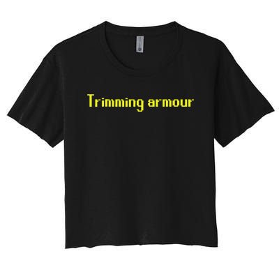 Trimming Armour Women's Crop Top Tee