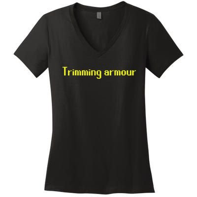 Trimming Armour Women's V-Neck T-Shirt