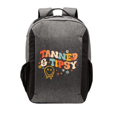 Tanned And Tipsy Funny Summer Tops Beach Meaningful Gift Vector Backpack