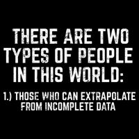There Are Two Types Of People In This World Mathematic Stats Gift Bucket Hat