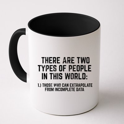 There Are Two Types Of People In This World Mathematic Stats Gift Mug