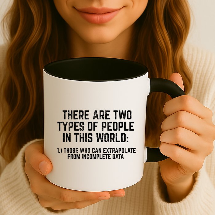 There Are Two Types Of People In This World Mathematic Stats Gift Mug