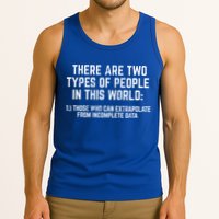 There Are Two Types Of People In This World Mathematic Stats Gift Tank Top