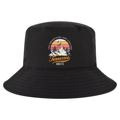 Tennessee Awaits The Mountains Are Calling Smokey Mountains Cool Comfort Performance Bucket Hat