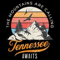 Tennessee Awaits The Mountains Are Calling Smokey Mountains Cooling Performance Crew T-Shirt