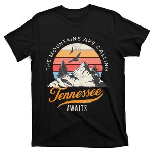 Tennessee Awaits The Mountains Are Calling Smokey Mountains T-Shirt