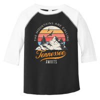 Tennessee Awaits The Mountains Are Calling Smokey Mountains Toddler Fine Jersey T-Shirt