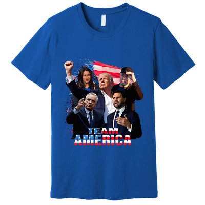 Team America Trump 45 47 Vance Kennedy Gabbard Premium T-Shirt
