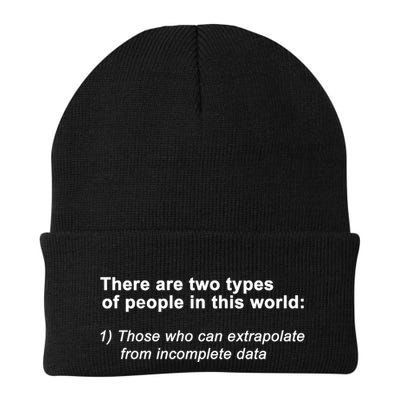 There Are Two Types Of People In This World Gift Beanie