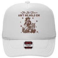 This AinT Texas AinT No Hold Em High Crown Mesh Back Trucker Hat