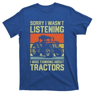 Thinking About Tractors Lover Farmer T-Shirt