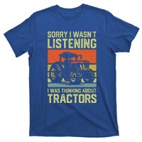 Thinking About Tractors Lover Farmer T-Shirt