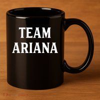 Team Ariana 11oz C Handle Ceramic Mug