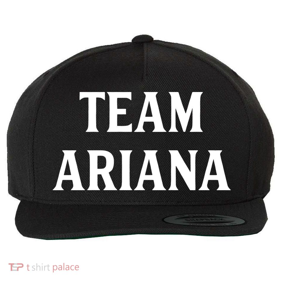 Team Ariana Wool Snapback Cap