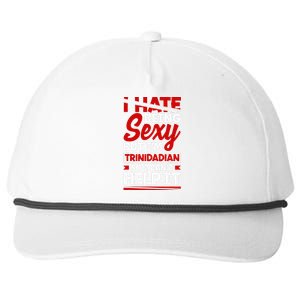 Trinidad and Tobago Flag Trinidadian Funny Quote Snapback Five-Panel Rope Hat