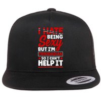 Trinidad and Tobago Flag Trinidadian Funny Quote Flat Bill Trucker Hat