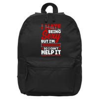 Trinidad and Tobago Flag Trinidadian Funny Quote 16 in Basic Backpack