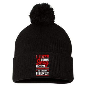 Trinidad and Tobago Flag Trinidadian Funny Quote Pom Pom 12in Knit Beanie