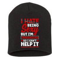 Trinidad and Tobago Flag Trinidadian Funny Quote Short Acrylic Beanie