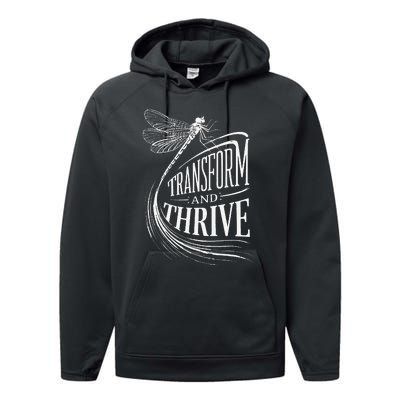 Transform And Thrive Dragonfly Renewal Performance Fleece Hoodie