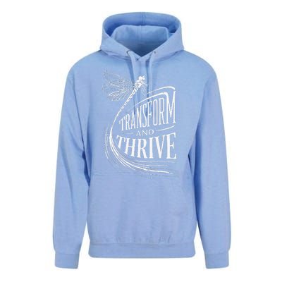 Transform And Thrive Dragonfly Renewal Unisex Surf Hoodie