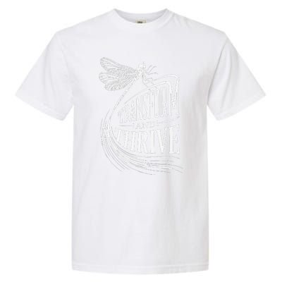 Transform And Thrive Dragonfly Renewal Garment-Dyed Heavyweight T-Shirt