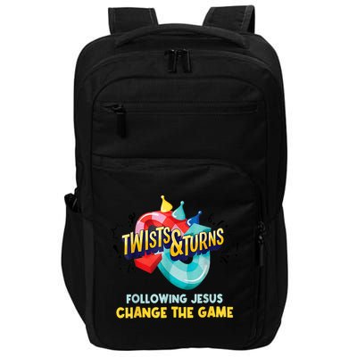 Twists And Turns VBS Follow Jesus Change The Games Impact Tech Backpack