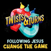 Twists And Turns VBS Follow Jesus Change The Games Drawstring Bag