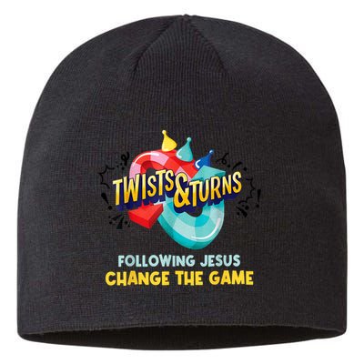 Twists And Turns VBS Follow Jesus Change The Games Sustainable Beanie