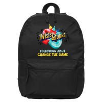 Twists And Turns VBS Follow Jesus Change The Games 16 in Basic Backpack