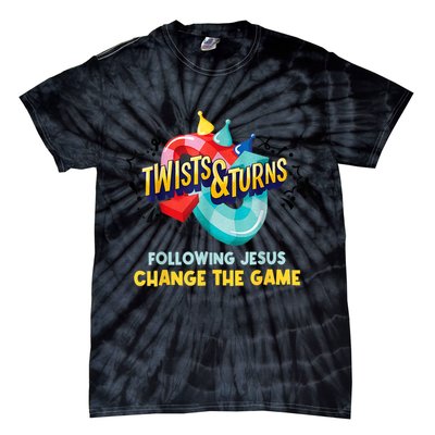 Twists And Turns VBS Follow Jesus Change The Games Tie-Dye T-Shirt