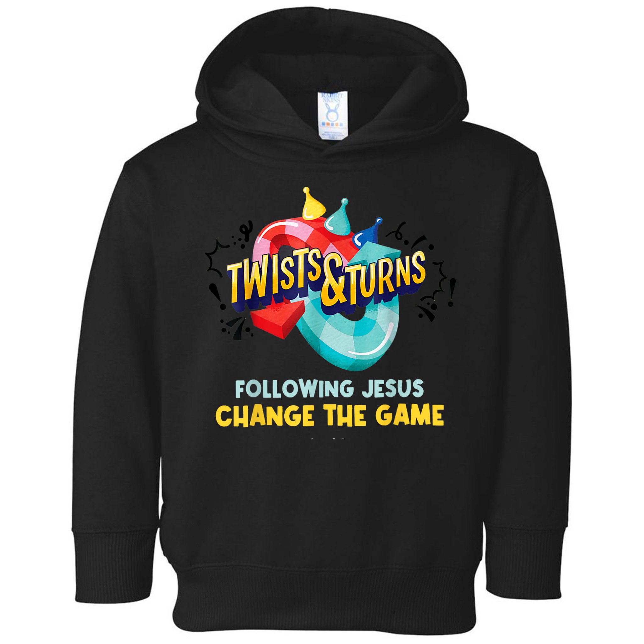 Twists And Turns VBS Follow Jesus Change The Games Toddler Hoodie